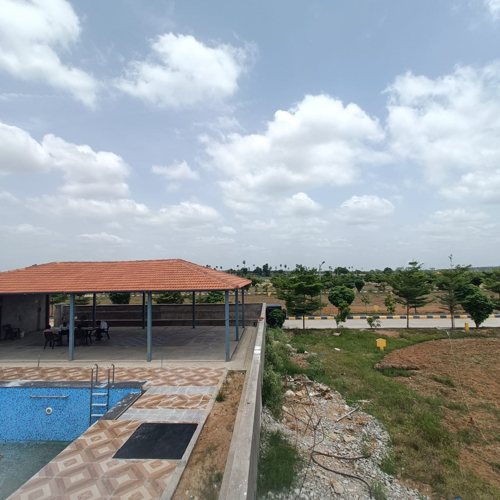 30 acres gated villa property for sale near gollur,muchintal
