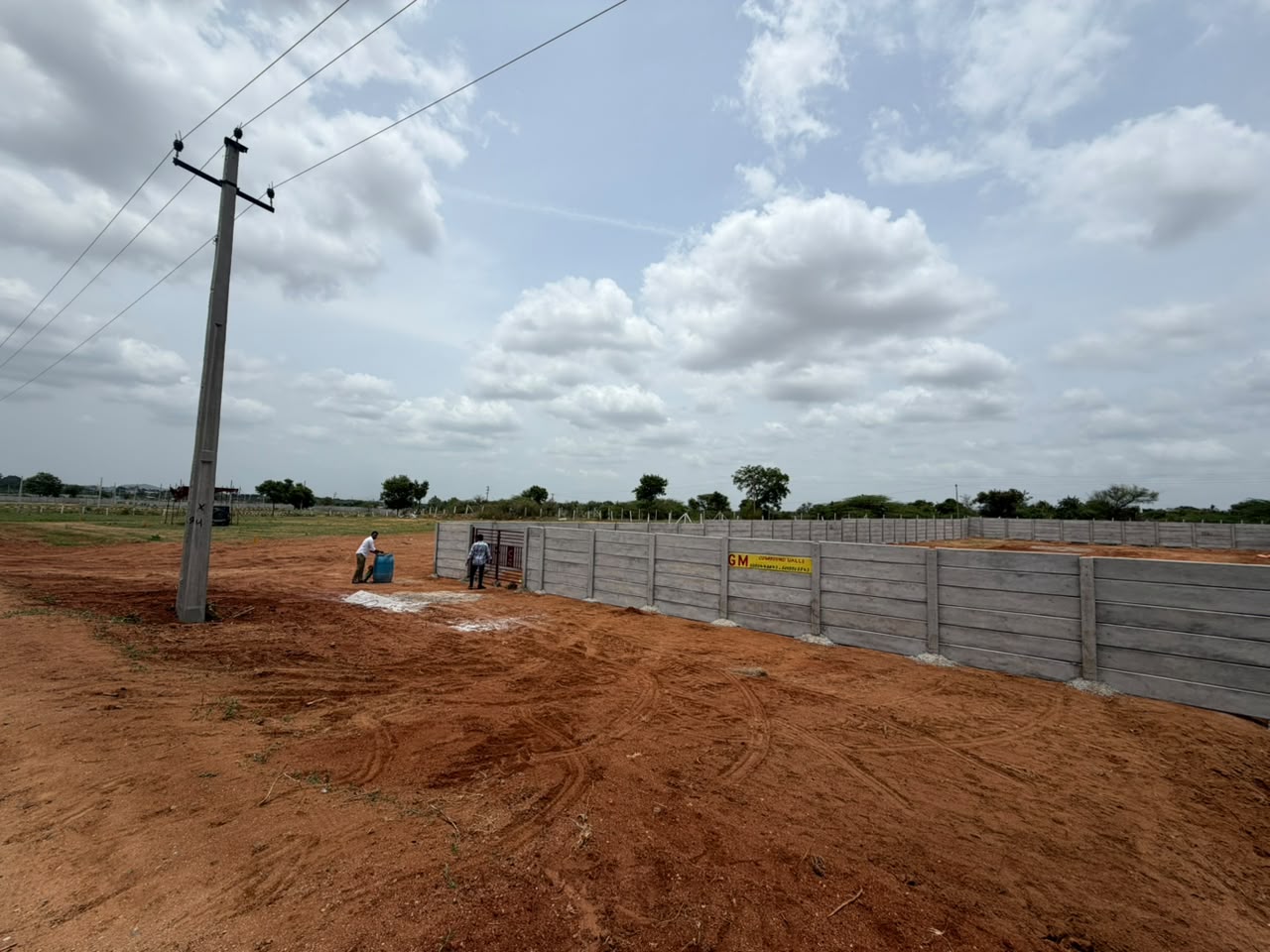 100ft facing commercial plots near nandiwanaparthy .